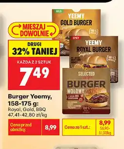 Biedronka Burger Yeemy Royal oferta