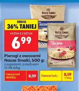 Biedronka Pierogi z jagodami Nasze Smaki oferta
