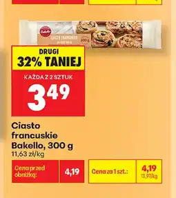 Biedronka Ciasto francuskie Bakello oferta