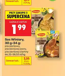 Biedronka Sos Winiary pieczeniowy ciemny oferta