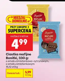 Biedronka Ciastka mafijne Bonitki o smaku śmietankowo-cytrynowym oferta