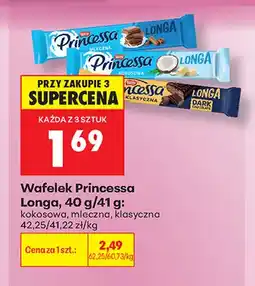 Biedronka Wafelek Princessa Longa kokosowa oferta