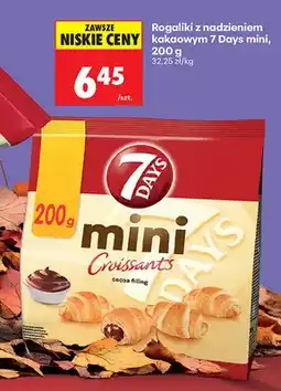 Biedronka Rogaliki z nadzieniem kakaowym 7 Days mini oferta