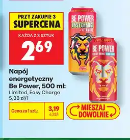 Biedronka Napój energetyczny Be Power Limited oferta