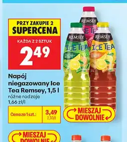 Biedronka Napój niegazowany Ice Tea Remsey z zielonej herbaty oferta