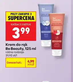 Biedronka Krem do rąk regenerujący Be Beauty oferta
