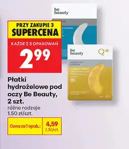 Biedronka Płatki hydrożelowe pod oczy Be Beauty oferta