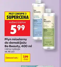 Biedronka Płyn micelarny do demakijażu Hydro Intense Be Beauty oferta