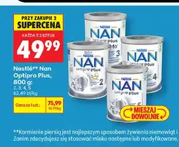 Biedronka Mleko modyfikowane Nan Optipro Plus 2 Nestlé oferta