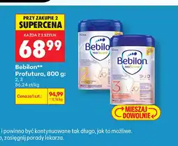 Biedronka Mleko modyfikowane Bebilon Profutura 2 oferta