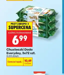 Biedronka Chusteczki Dada Everyday 3-pak oferta