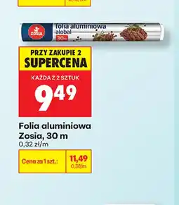 Biedronka Folia aluminiowa Zosia 30 m oferta
