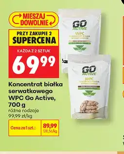 Biedronka Koncentrat białka serwatkowego WPC waniliowy Go Active oferta