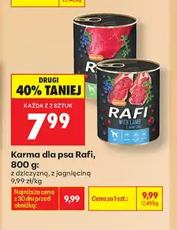 Biedronka Karma dla psa Rafi z dziczyzną oferta