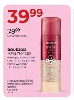 Jawa Drogerie Esencja podkład tint Healthy Mix 015 Fair Light Bourjois oferta