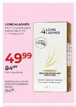 Jawa Drogerie Serum przyspieszające wzrost rzęs Long4Lashes oferta