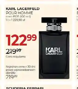 Jawa Drogerie Woda toaletowa Karl Lagerfeld Pour Homme oferta
