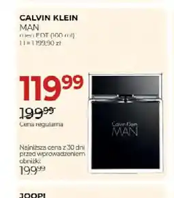 Jawa Drogerie Woda toaletowa Calvin Klein Man oferta
