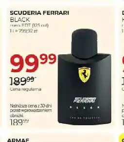 Jawa Drogerie Woda toaletowa Scuderia Ferrari Black oferta