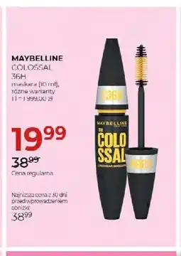 Jawa Drogerie Maskara Colossal 36H Maybelline oferta