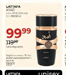Jawa Drogerie Woda perfumowana Lattafa Asad oferta