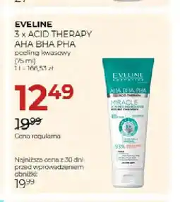Jawa Drogerie Peeling kwasowy 3 x Acid Therapy AHA BHA PHA Eveline oferta