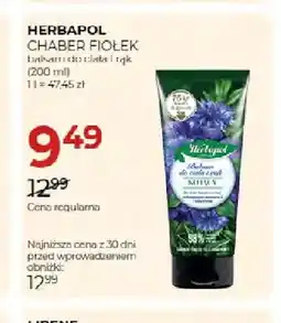 Jawa Drogerie Balsam do ciała i rąk Chaber Fiołek Herbapol oferta
