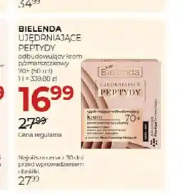 Jawa Drogerie Odbudowujący krem przeciwzmarszczkowy 70+ Ujędrniające Peptydy Bielenda oferta