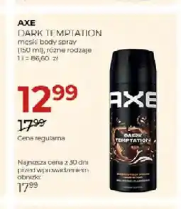 Jawa Drogerie Męski body spray Dark Temptation Axe oferta