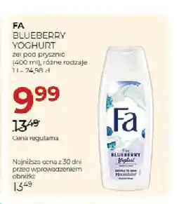 Jawa Drogerie Żel pod prysznic Fa Blueberry Yoghurt oferta