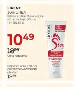 Jawa Drogerie Krem do stóp złuszczający 30% Urea Lirene oferta
