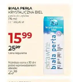 Jawa Drogerie Pasta do zębów Biała Perła Krystaliczna Biel oferta
