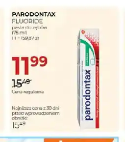 Jawa Drogerie Pasta do zębów Parodontax Fluoride oferta