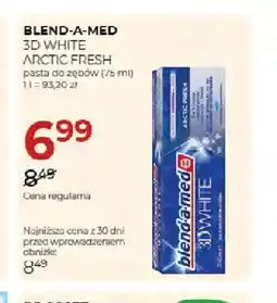 Jawa Drogerie Pasta do zębów Blend-a-med 3D White Arctic Fresh oferta