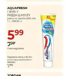 Jawa Drogerie Pasta do zębów Aquafresh Family Fresh & Minty oferta