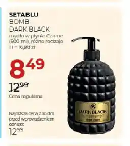 Jawa Drogerie Mydło w płynie Czarne Setablu Bomb Dark Black oferta