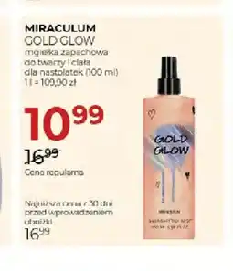 Jawa Drogerie Mgiełka zapachowa do twarzy i ciała dla nastolatek Miraculum Gold Glow oferta
