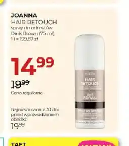 Jawa Drogerie Spray do odrostów Joanna Hair Retouch Dark Brown oferta