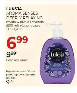 Jawa Drogerie Mydło w płynie Lawenda Luksja Aroma Senses Deeply Relaxing oferta