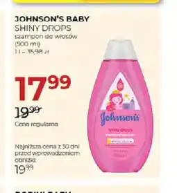 Jawa Drogerie Szampon do włosów Johnson's Baby Shiny Drops oferta