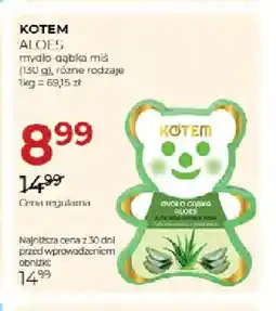 Jawa Drogerie Mydło gąbka miś Kotem Aloes oferta