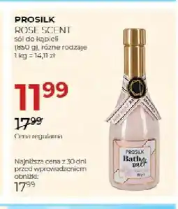 Jawa Drogerie Sól do kąpieli Prosilk Rose Scent oferta