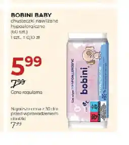 Jawa Drogerie Chusteczki nawilżane hypoalergiczne Bobini Baby oferta