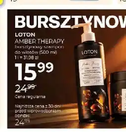Jawa Drogerie Bursztynowy szampon do włosów Amber Therapy Loton oferta