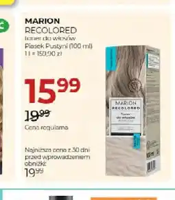 Jawa Drogerie Toner do włosów Marion Recolored Piasek Pustyni oferta