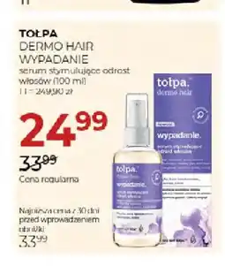 Jawa Drogerie Serum stymulujące odrost włosów Dermo Hair Wypadanie Tołpa oferta