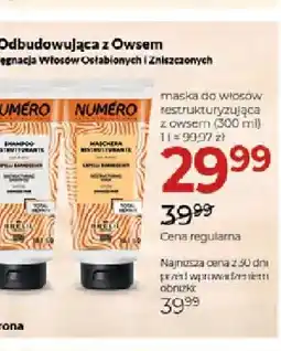 Jawa Drogerie Maska do włosów restrukturyzująca z owsem Numéro oferta