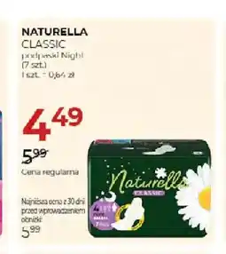 Jawa Drogerie Podpaski Classic Night Naturella oferta