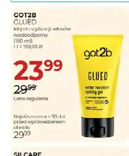 Jawa Drogerie Klej do stylizacji włosów wodoodporny Got2b Glued oferta