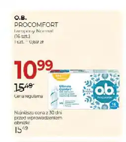 Jawa Drogerie Tampony ProComfort Normal o.b oferta